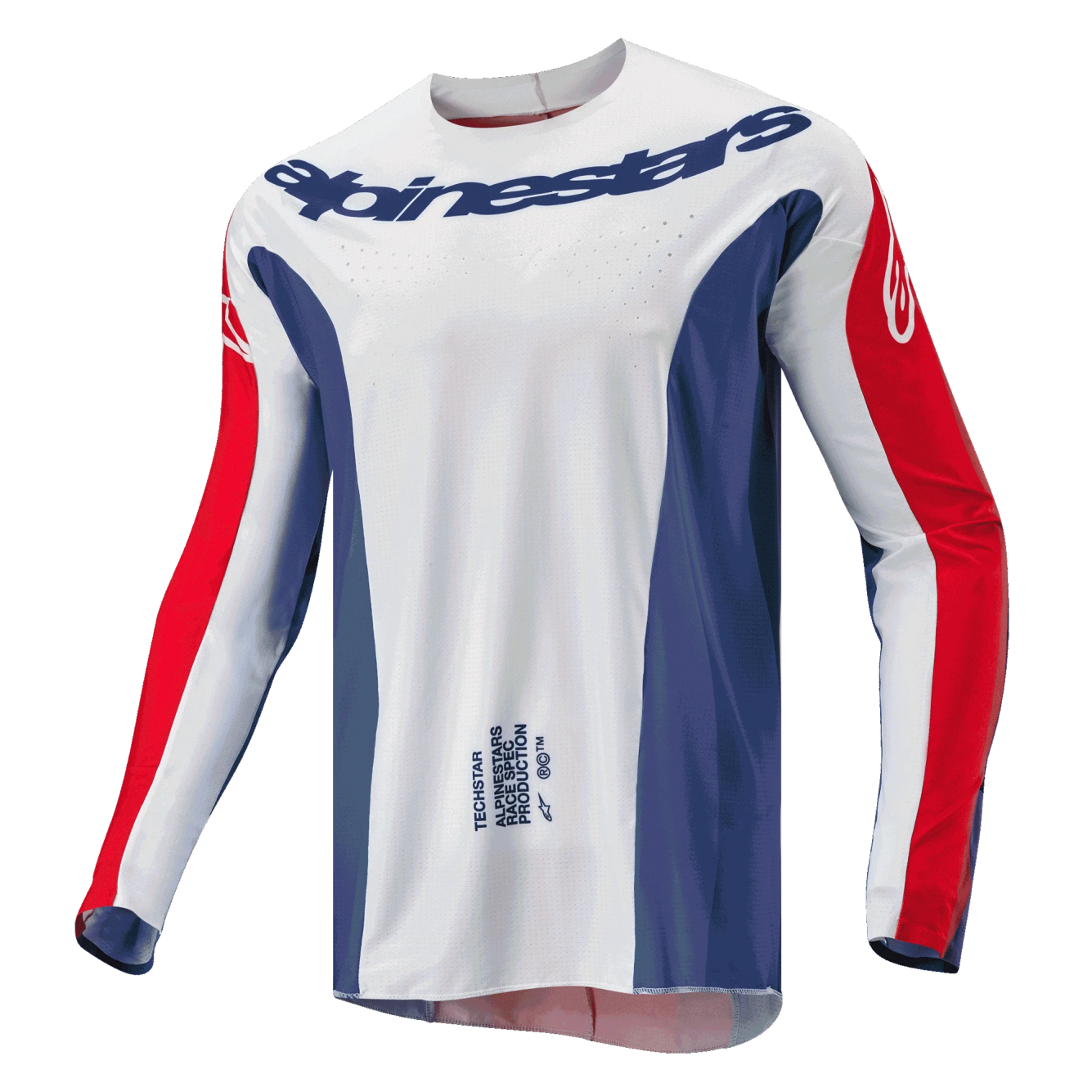 Alpinestars | Cross shirt Techstar Pneuma Blauw / Rood / Wit